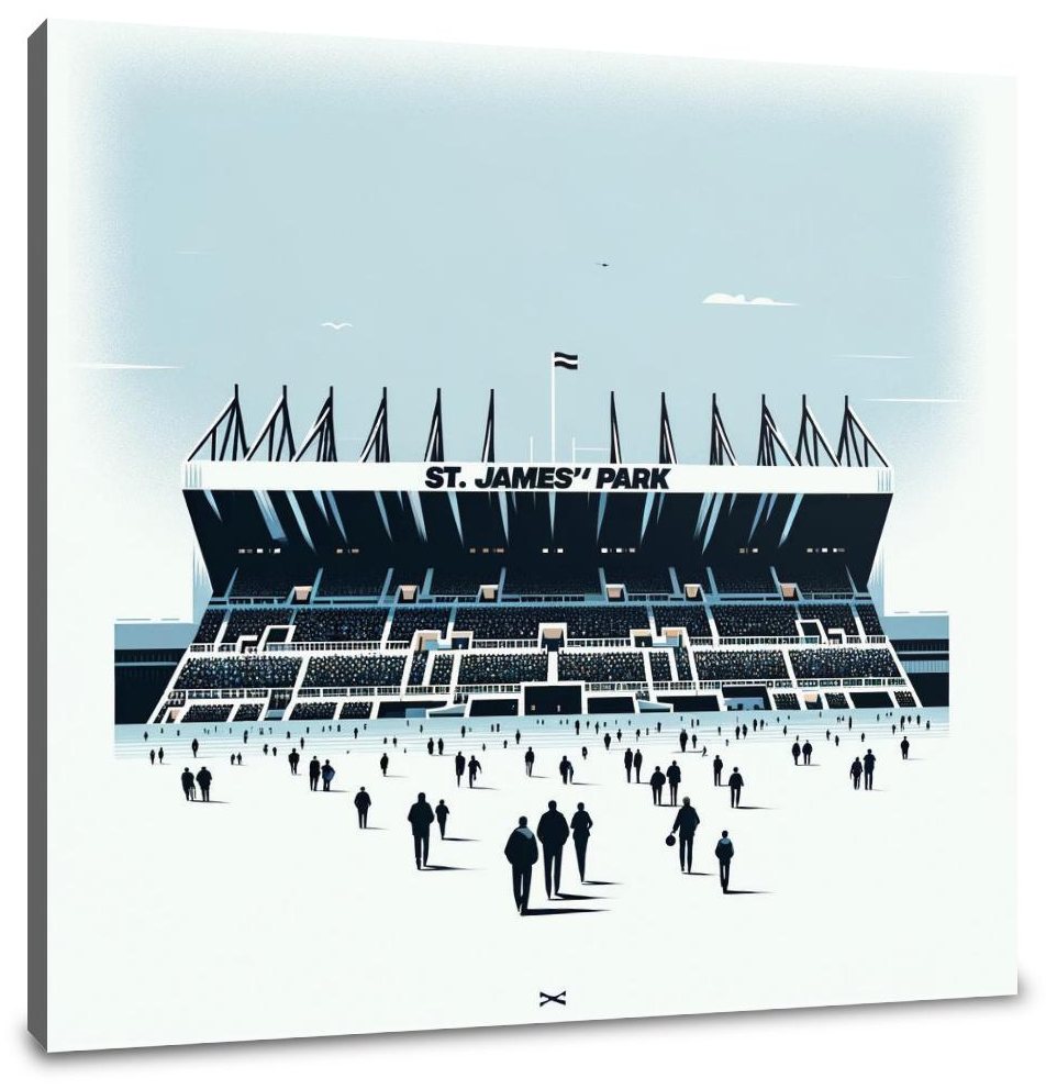 Newcastle St. James’ Park Anticipation Canvas