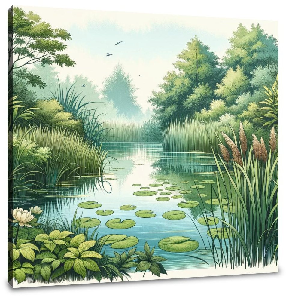 Tranquil Pond Canvas