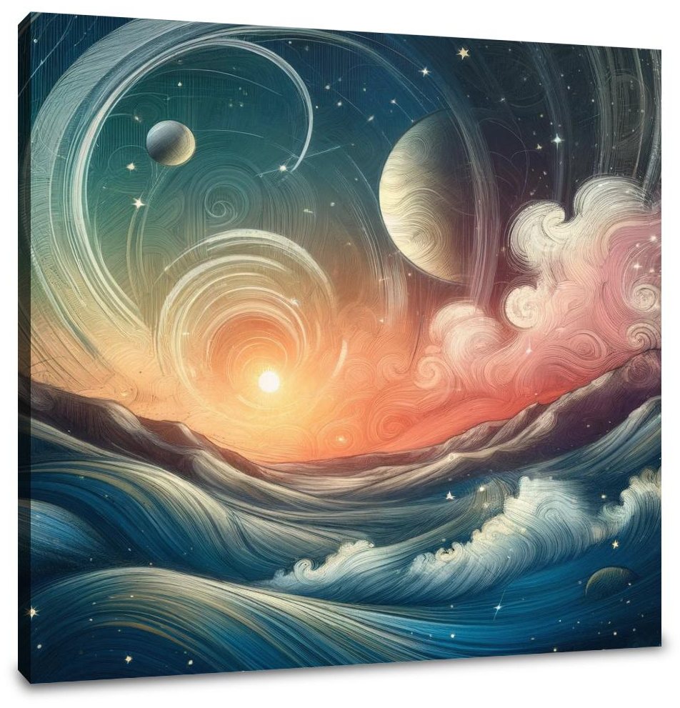 Cosmic Sketch Canvas