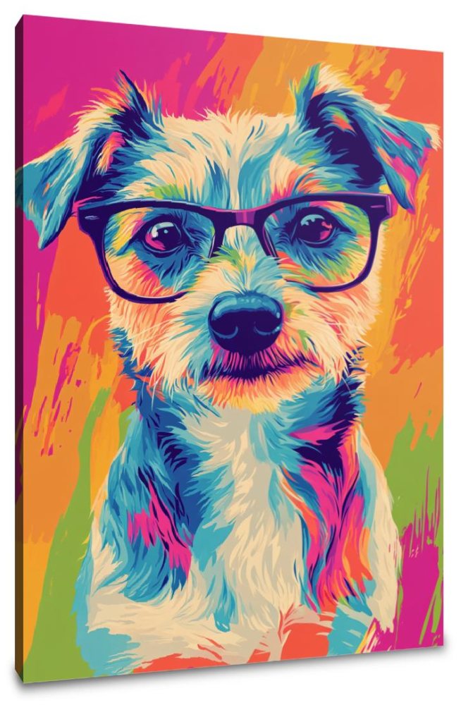 Dapper Dog Canvas