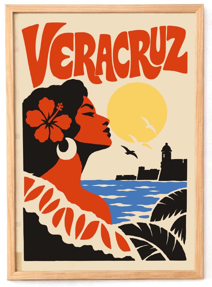 Veracruz Mexico Travel Wall Art Print
