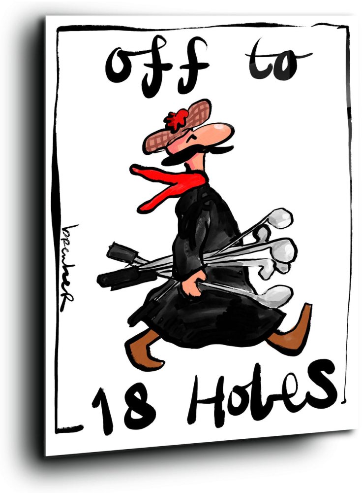 Off to 18 holes