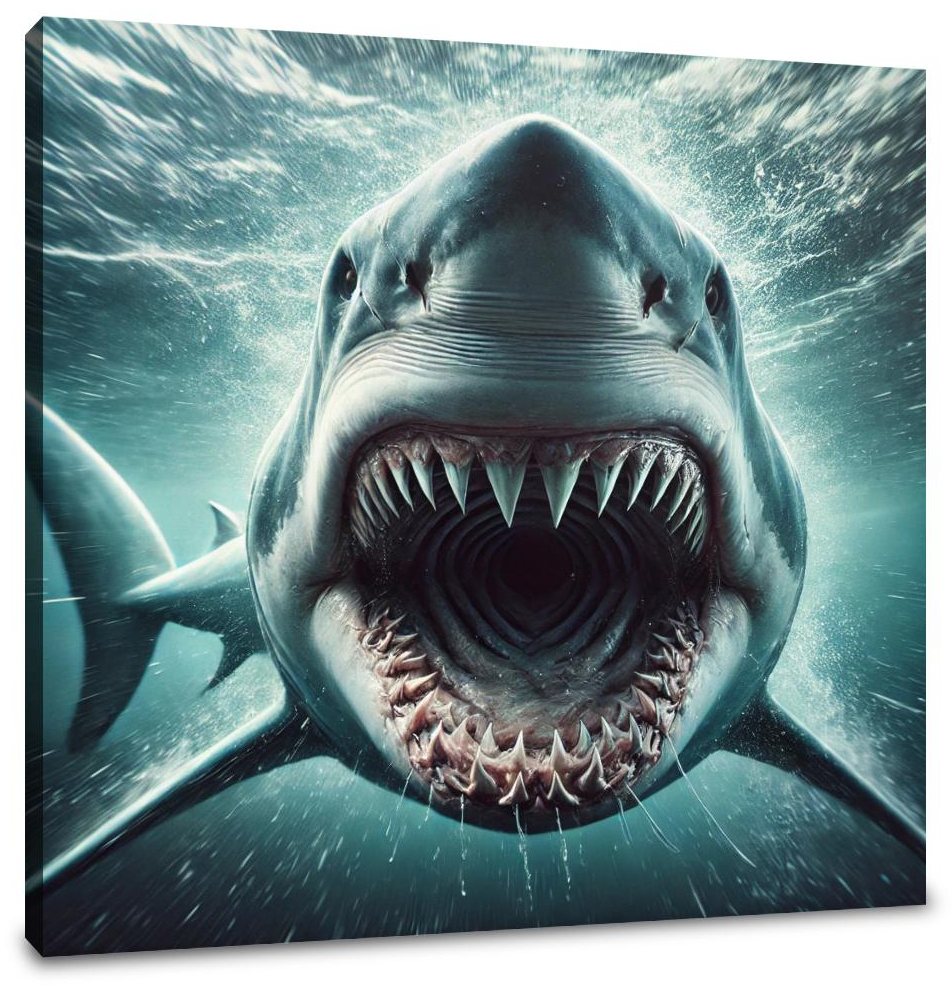 Predatory Abyss Canvas