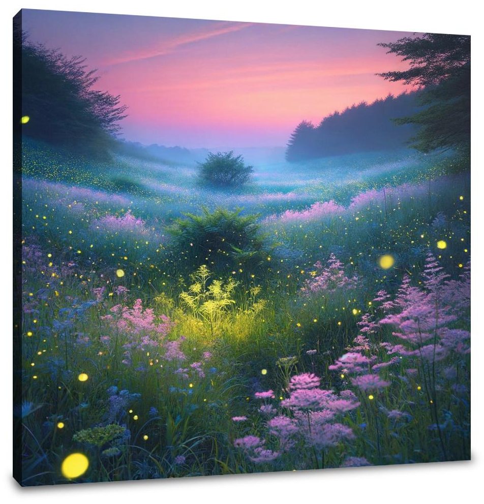 Firefly Meadow Canvas