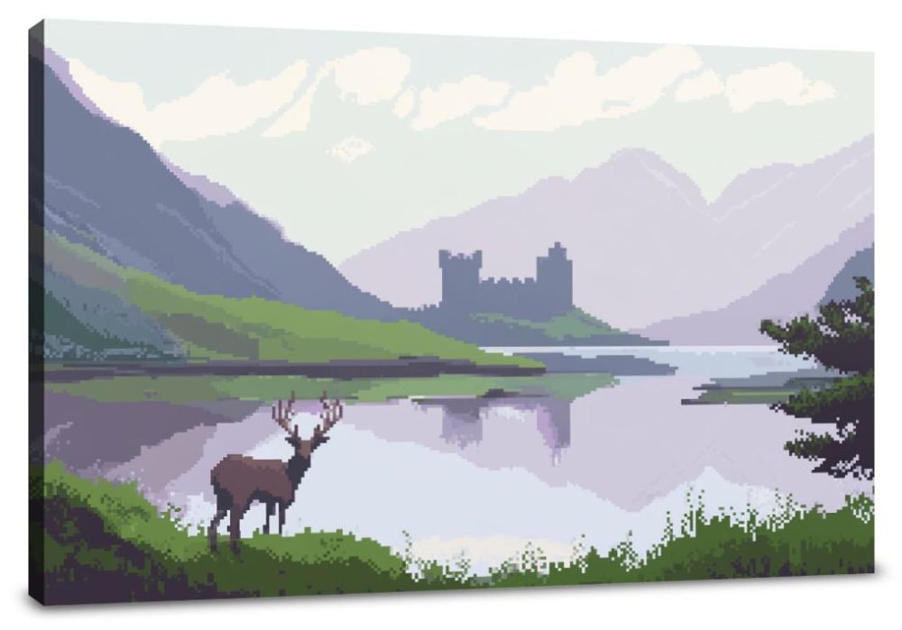 Highland Stag Canvas