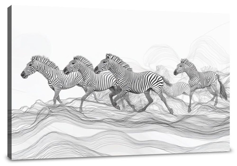 Zebra Plains Canvas