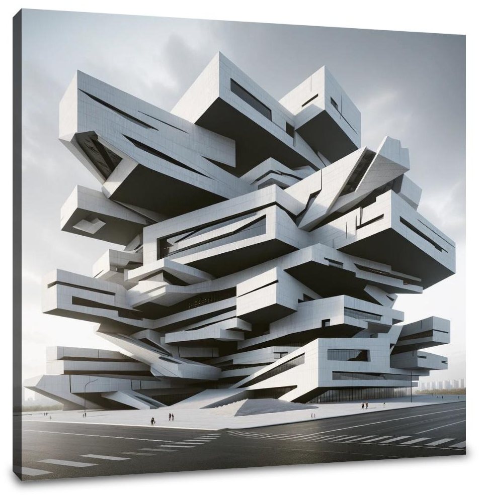Deconstructivist Dimensions Canvas