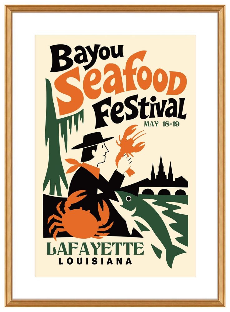 Bayou Seafood Festival Poster