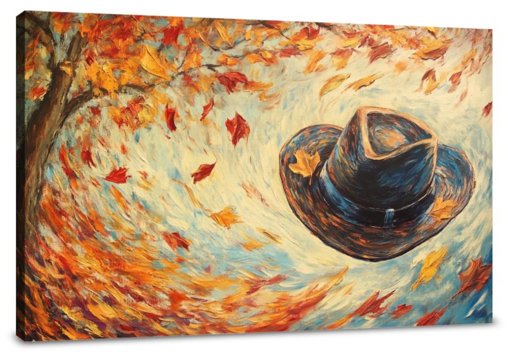 Wind-Swept Hat Canvas