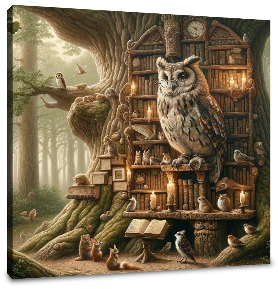 Enchanted Owl Canvas