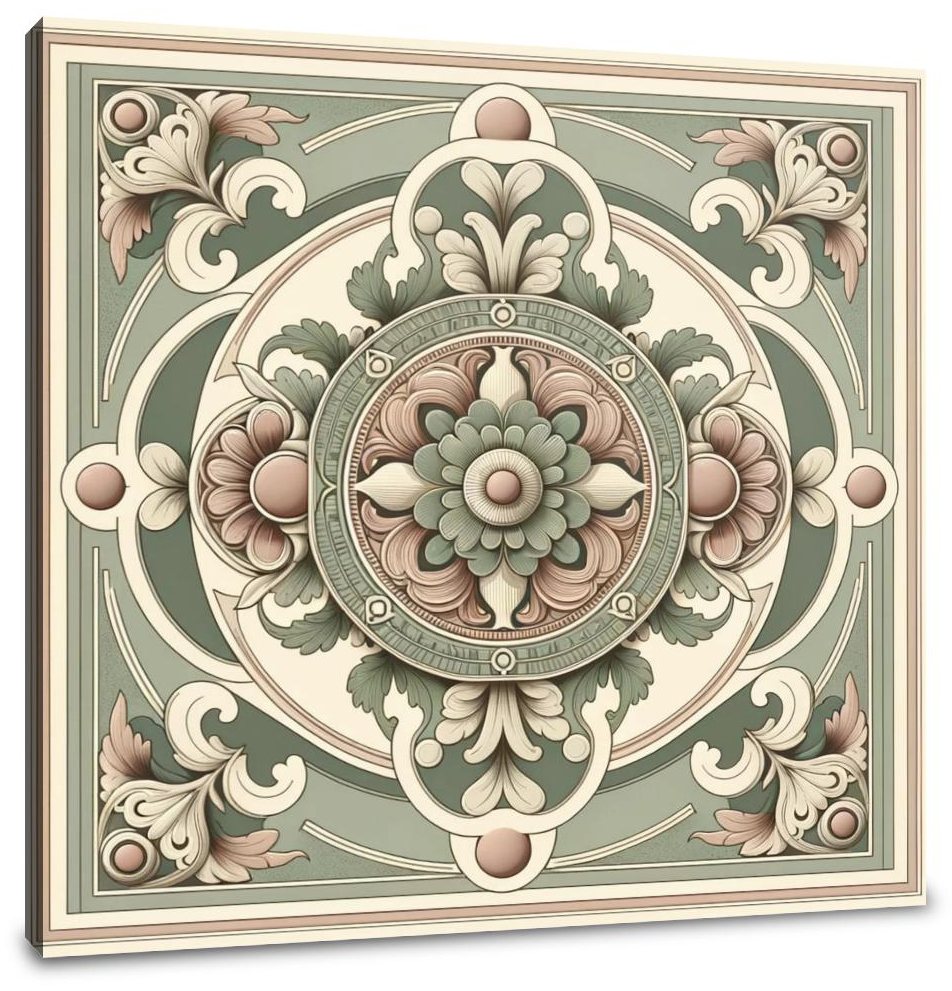 Classical Medallion Canvas