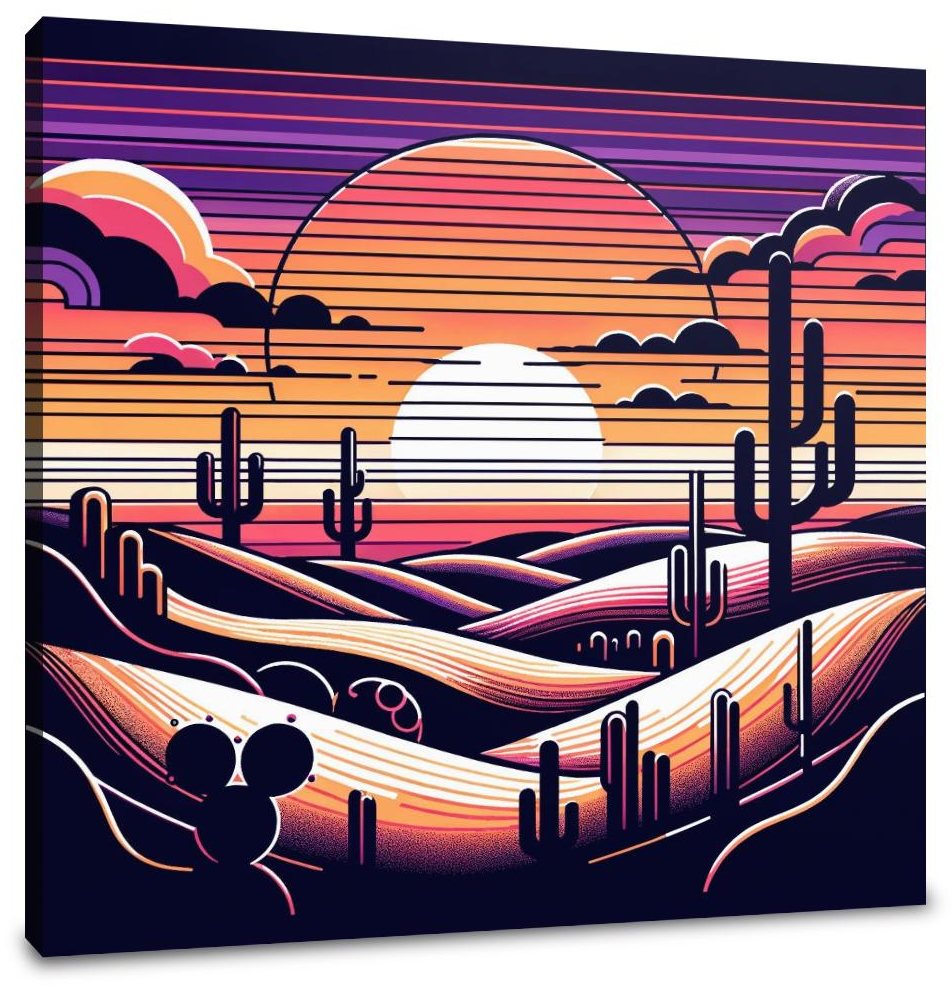 Dusk Mirage Canvas
