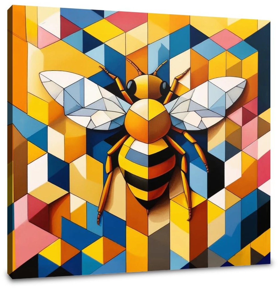 Harmony of the Hive Bee Canvas
