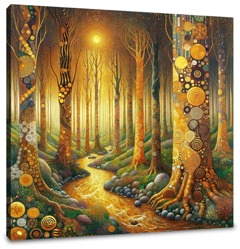 Enchanted Magical Forest Canvas
