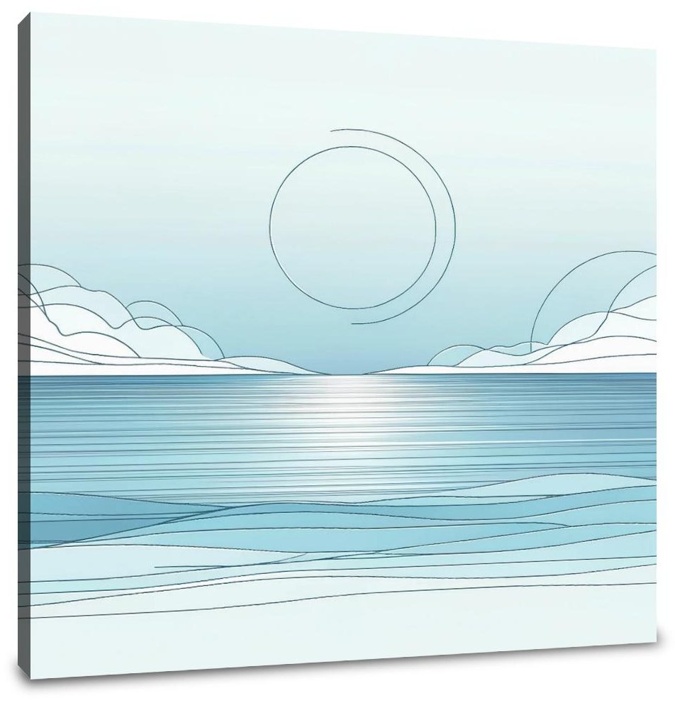 Ocean's Calm Canvas