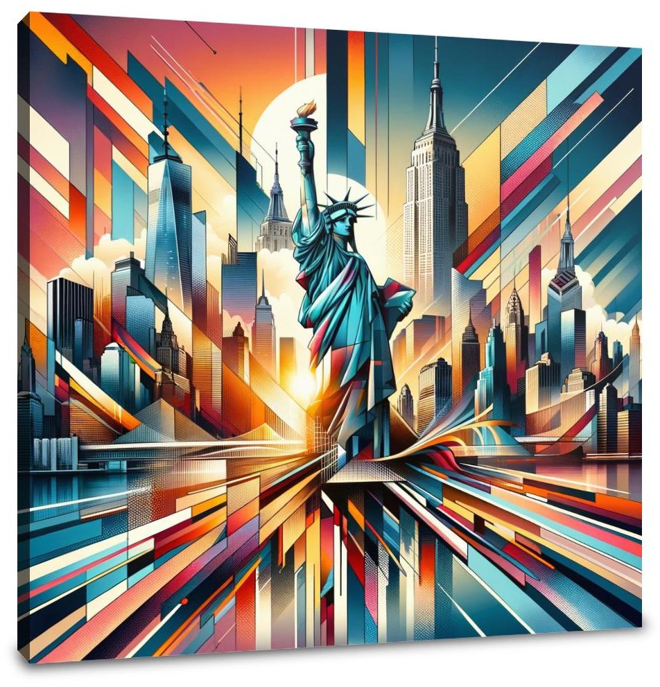 New York Rhythmscape Canvas