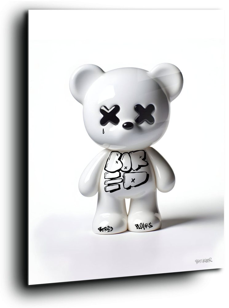 White bear black throw up