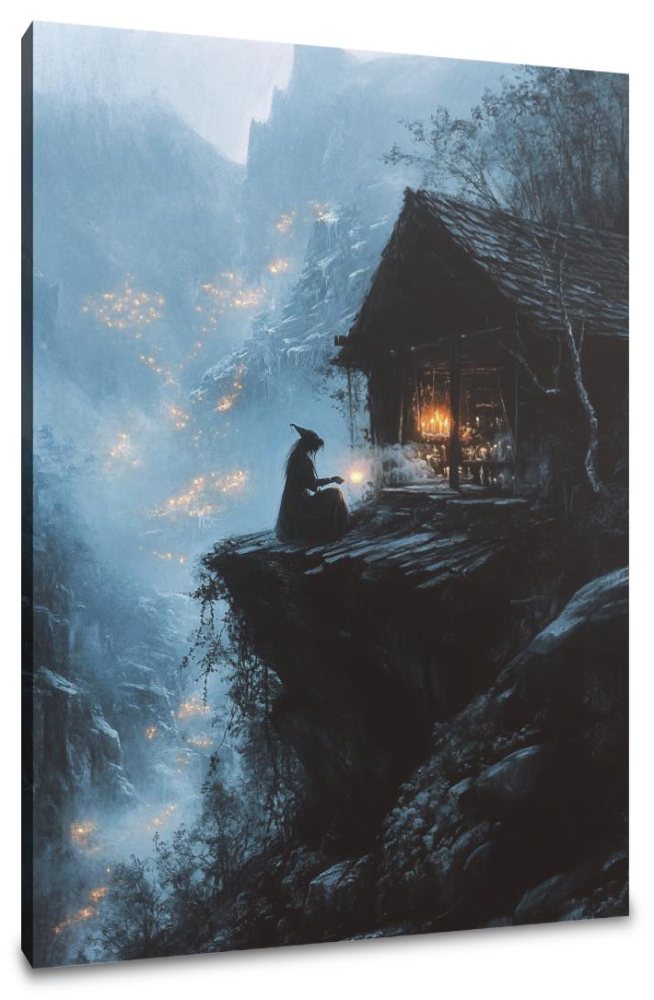 Enchanted Brew Witch Canvas