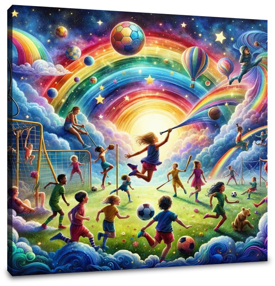 Spirited Sports Blend Canvas