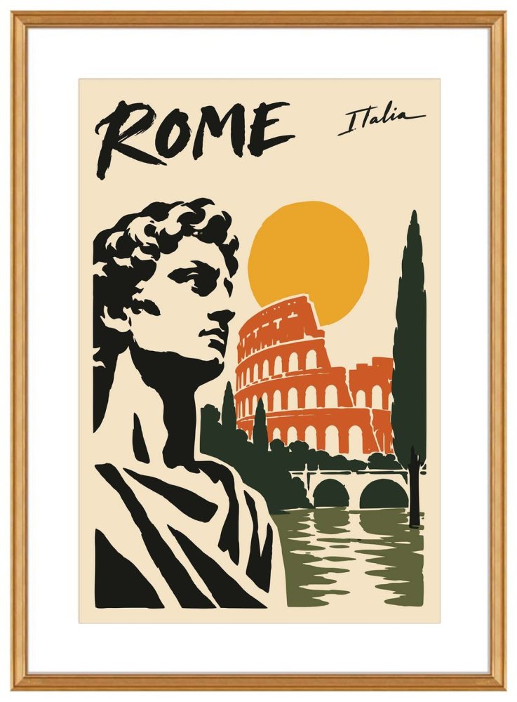 Rome Colosseum Travel Wall Art