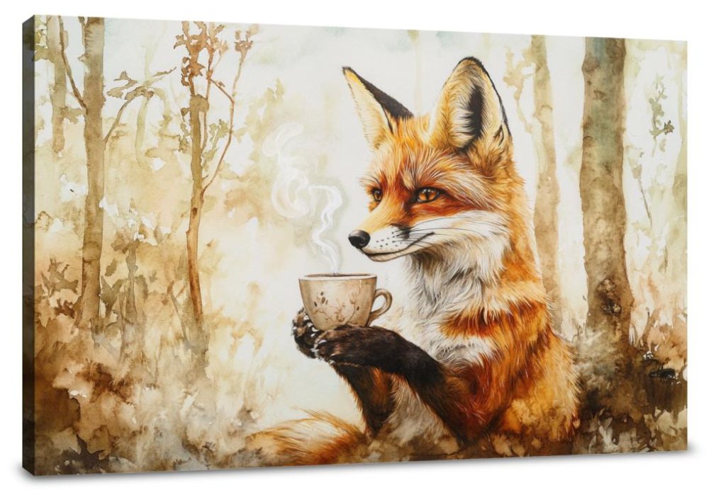 Fox's Morning Brew Canvas