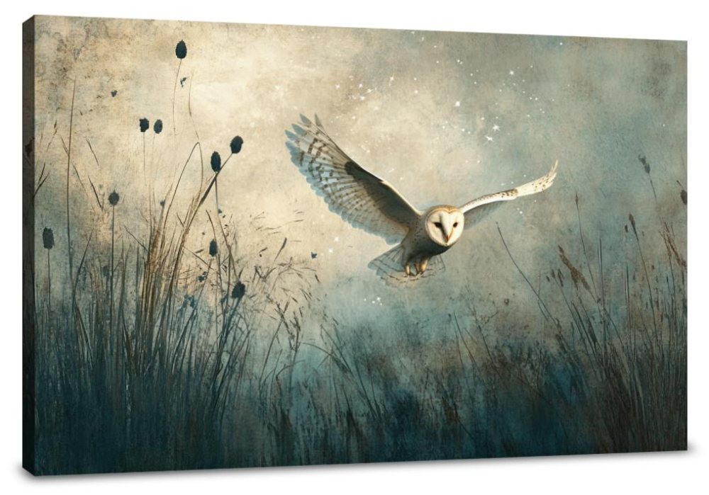 Barn Owl Serenity Canvas