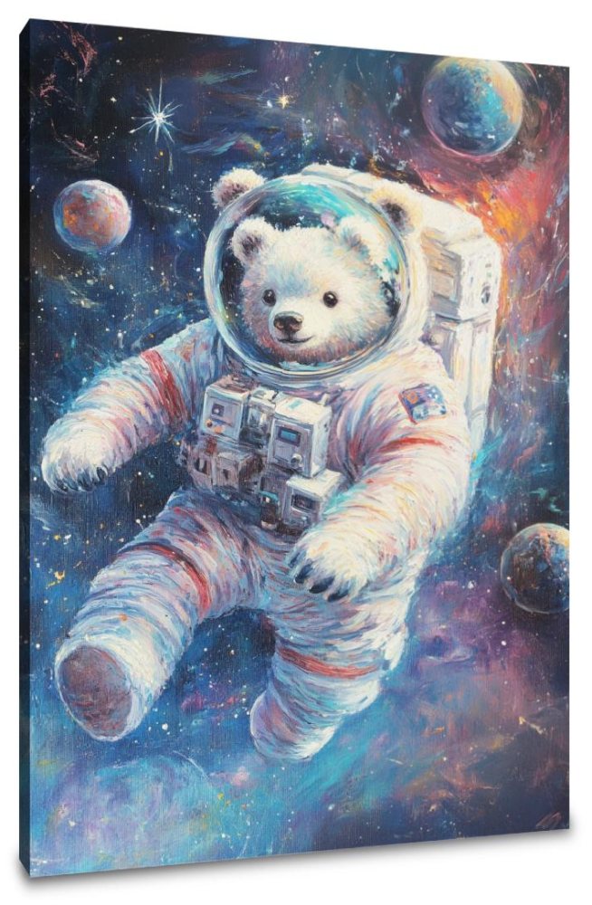Cosmic Bear Canvas