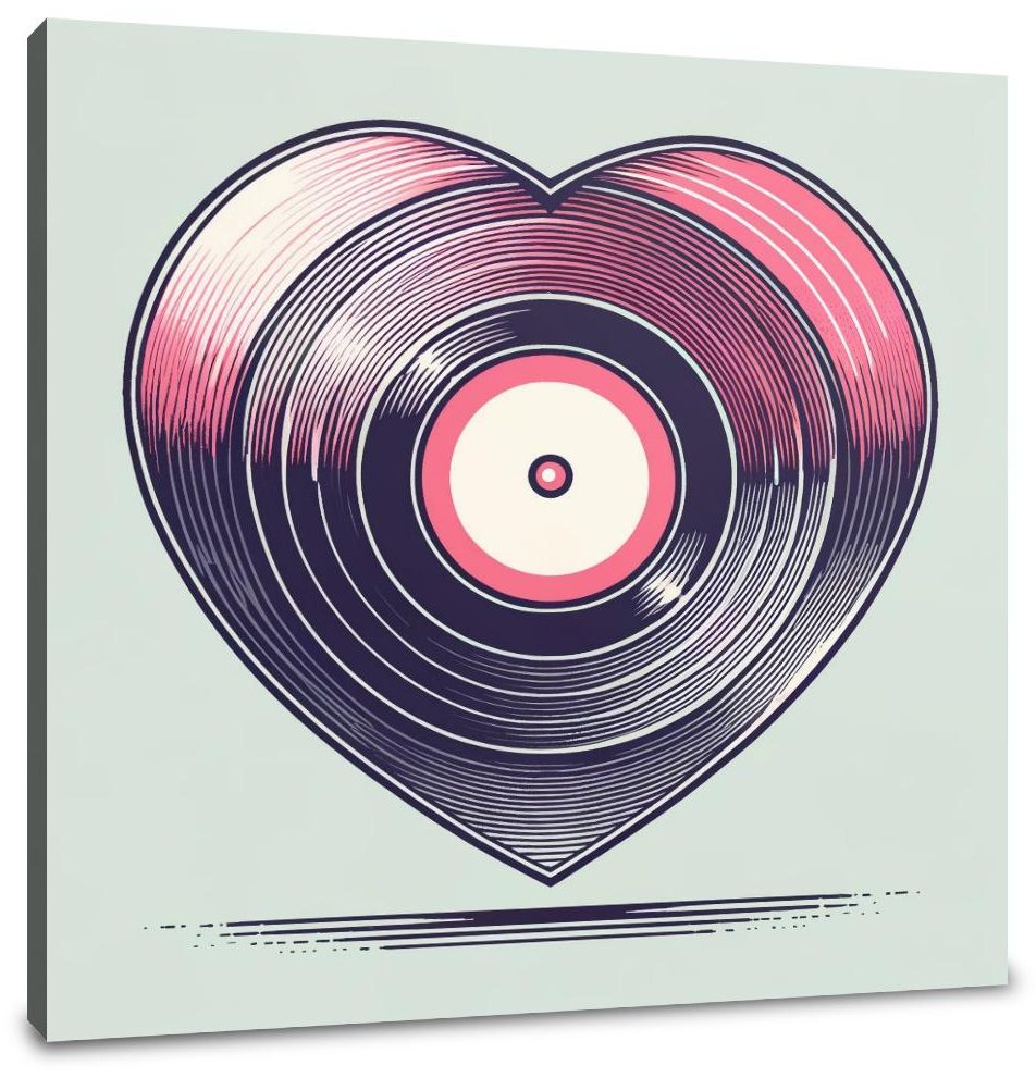 Retro Romance Canvas