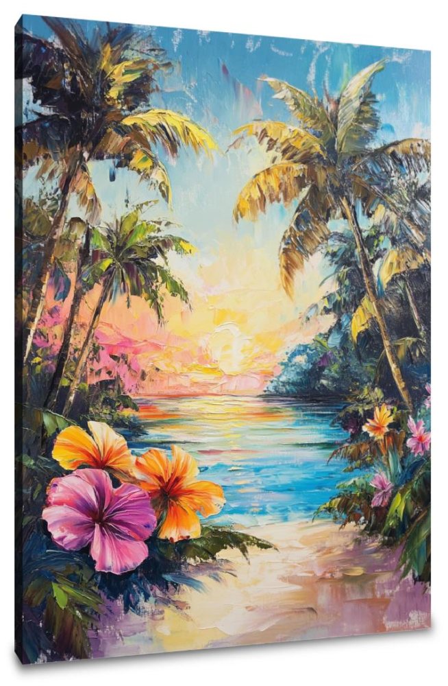 Tropical Dawn Serenity Canvas