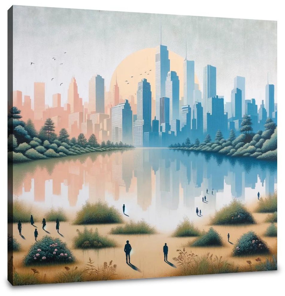 Skyline Harmony Canvas