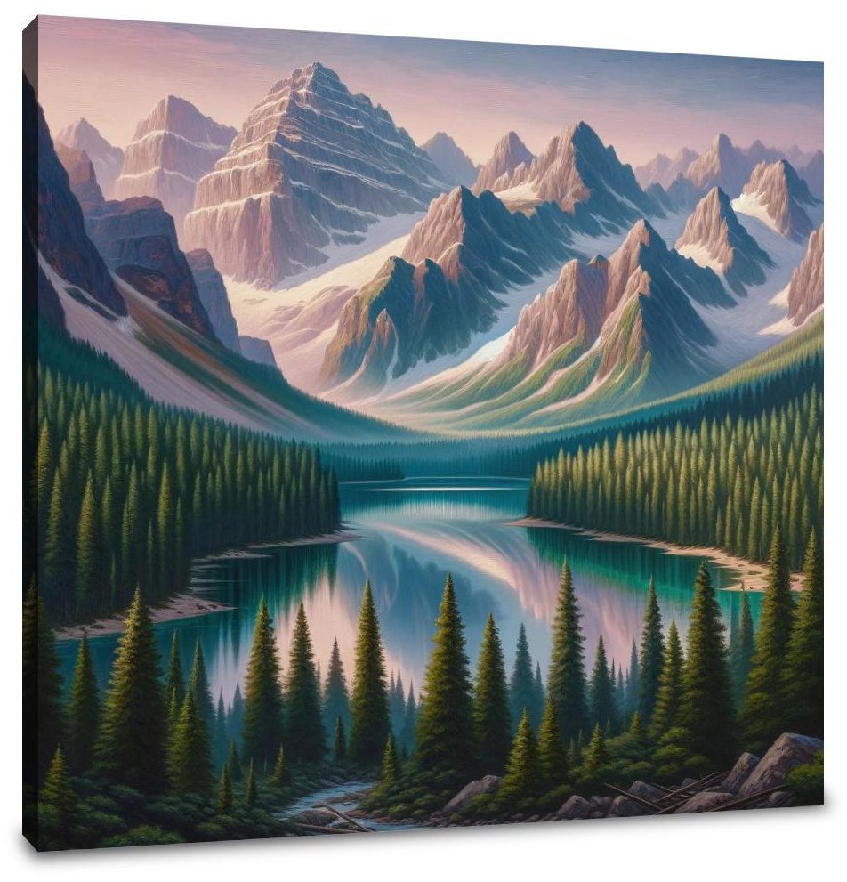 Dawn Mountain Majesty Canvas
