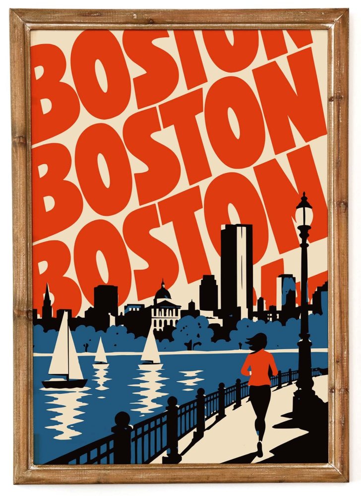 Boston Waterfront City Wall Art