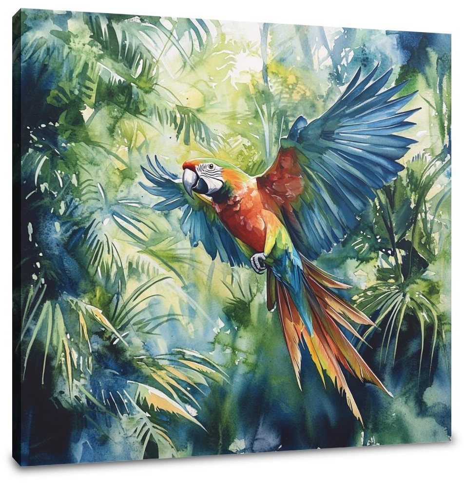 Parrot Wings Canvas