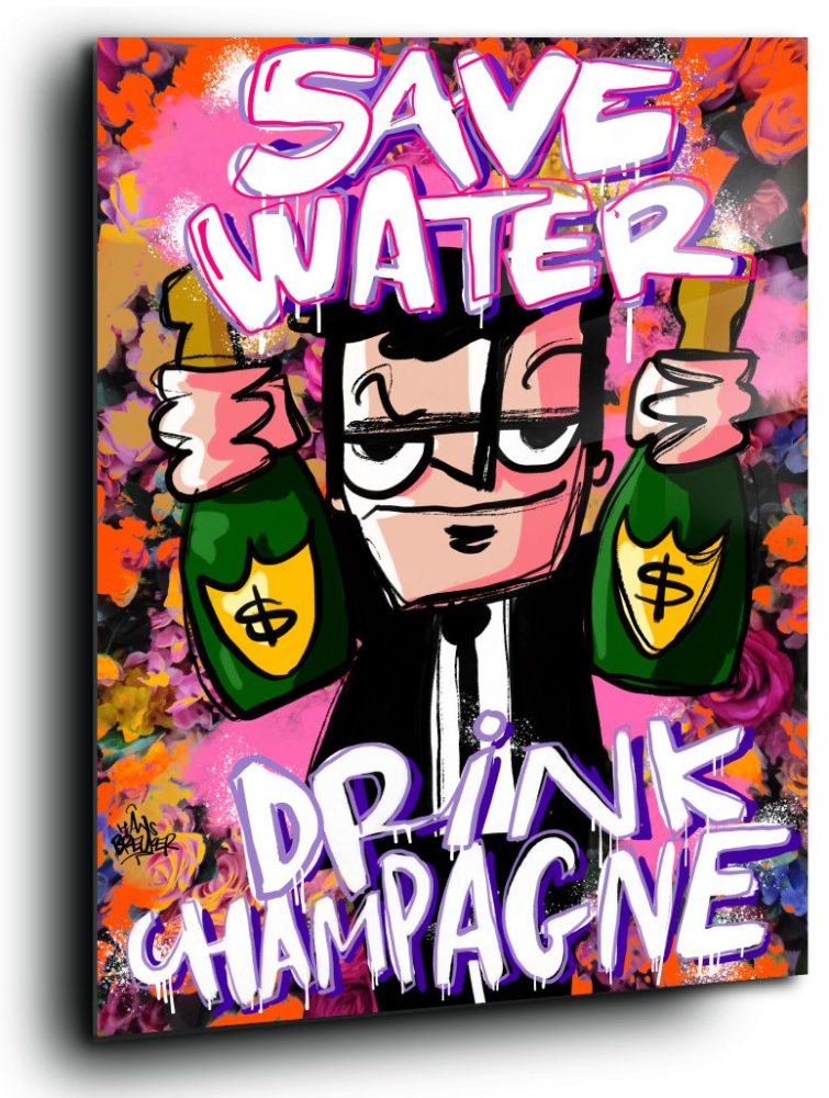 Save water, drink champagne