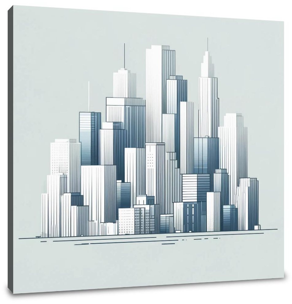 Skyline Symphony Canvas