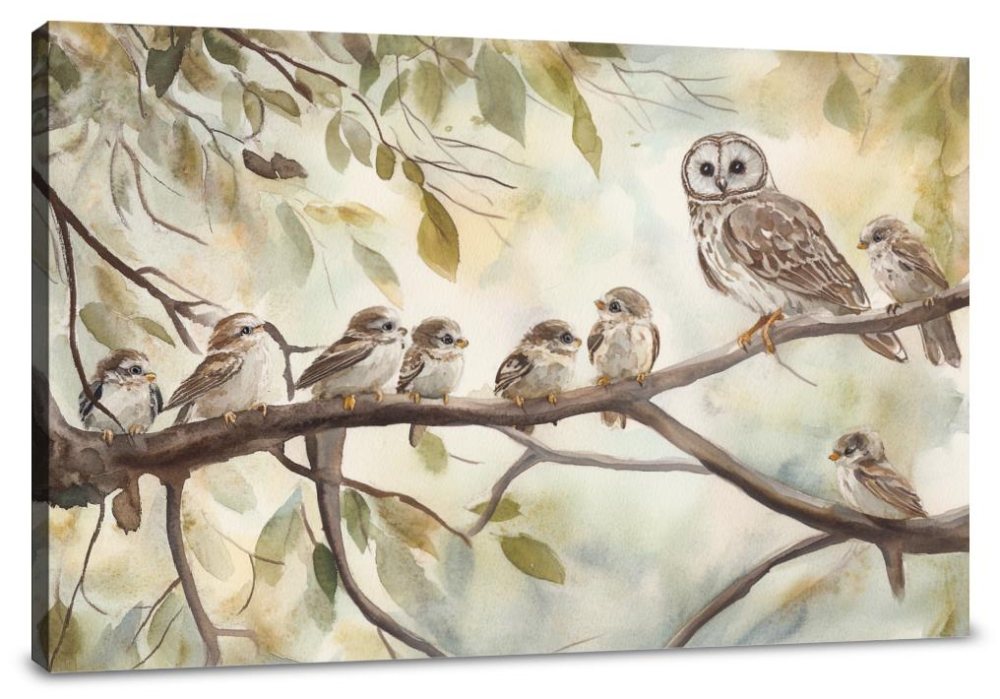 Feathered Beginnings Canvas