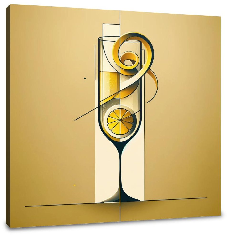 French 75 Minimalist Canvas