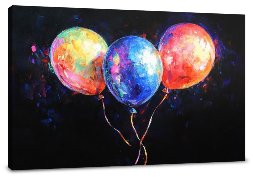 Joyful Balloons Canvas