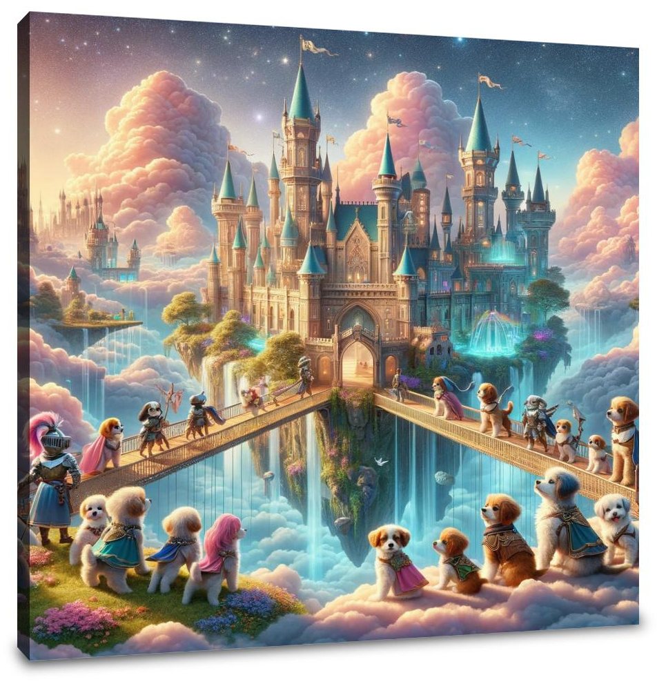 Skyward Castle Canvas