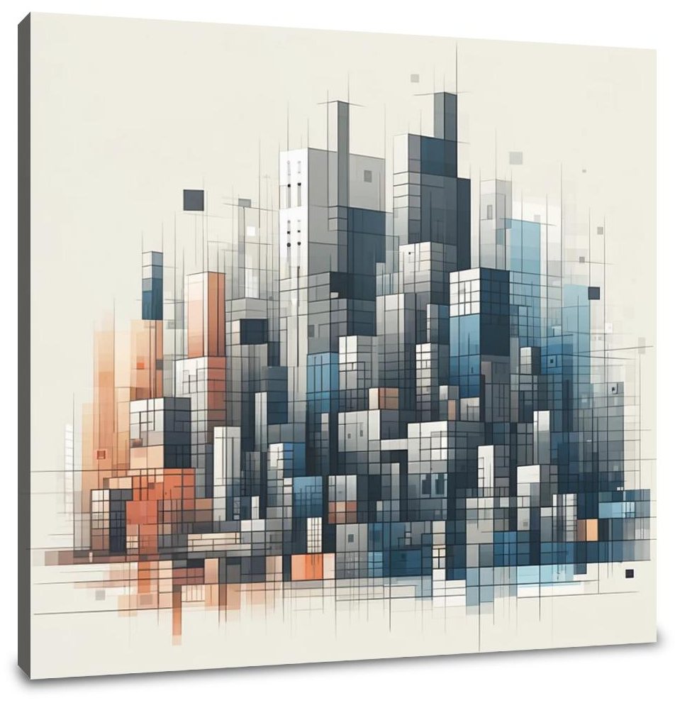Cityscape Harmony Canvas
