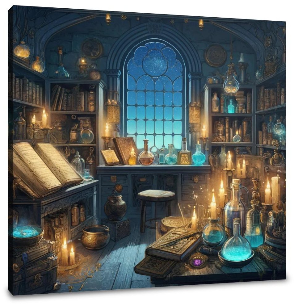 Sorcerer's Study Canvas
