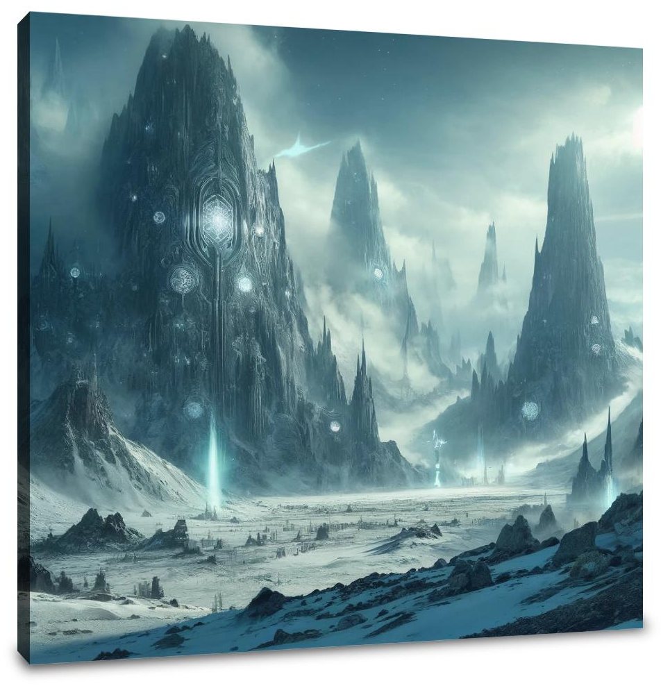 At the Mountains of Madness Canvas