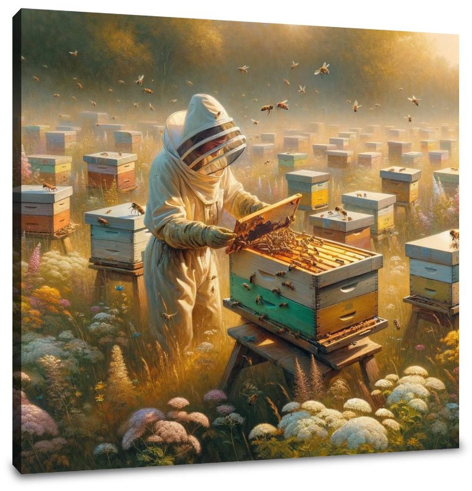 Beekeeper's Harmony Canvas