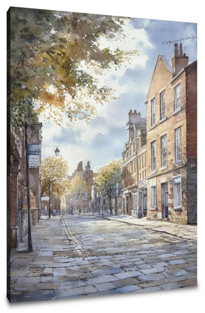 Chorlton Street Afternoon Canvas