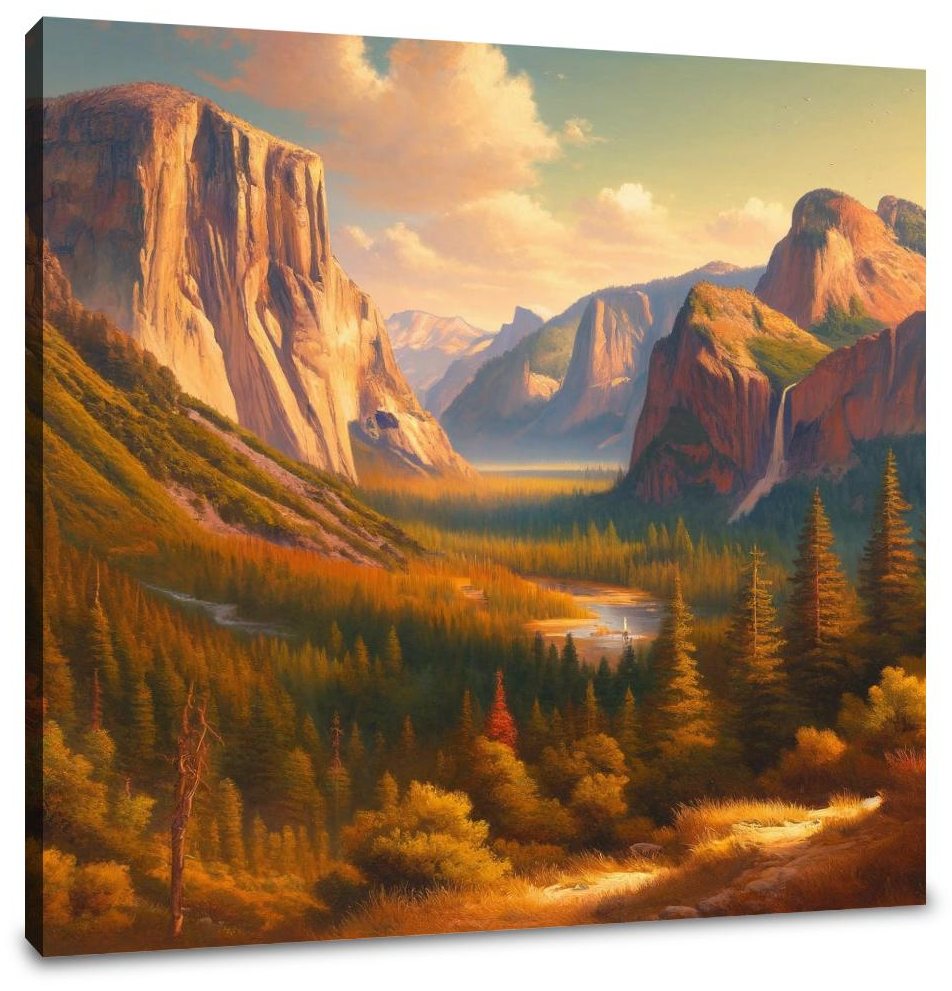Yosemite Valley Grandeur Canvas
