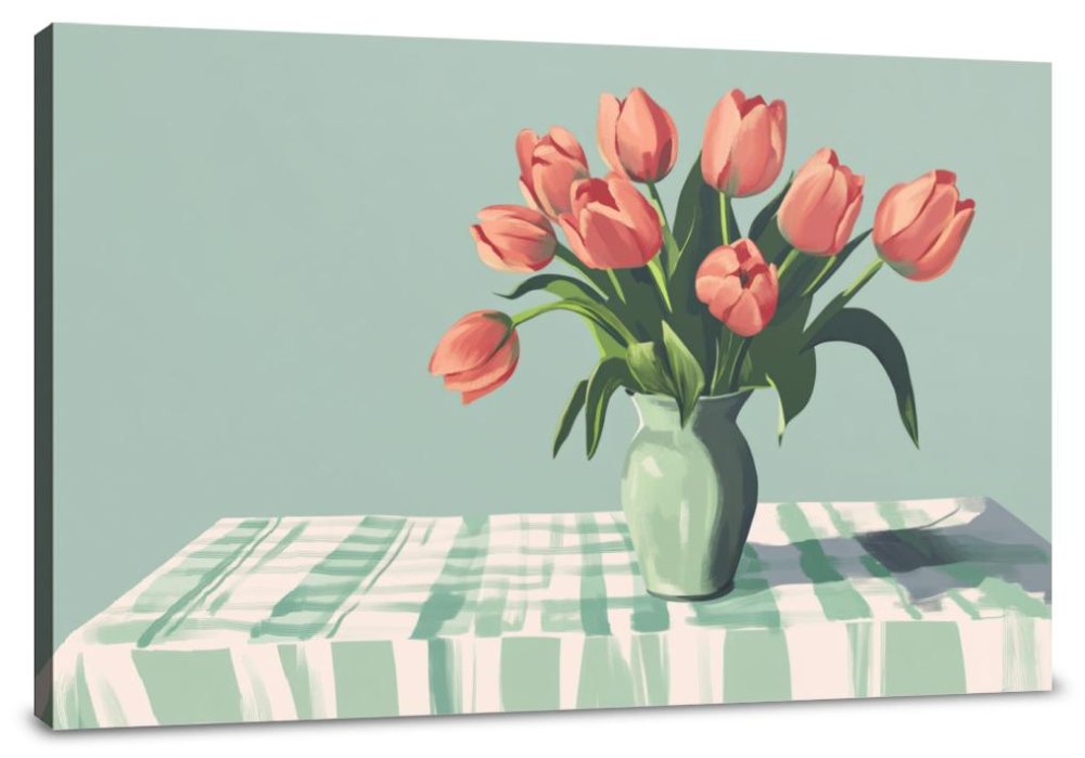 Tulip Vase Canvas