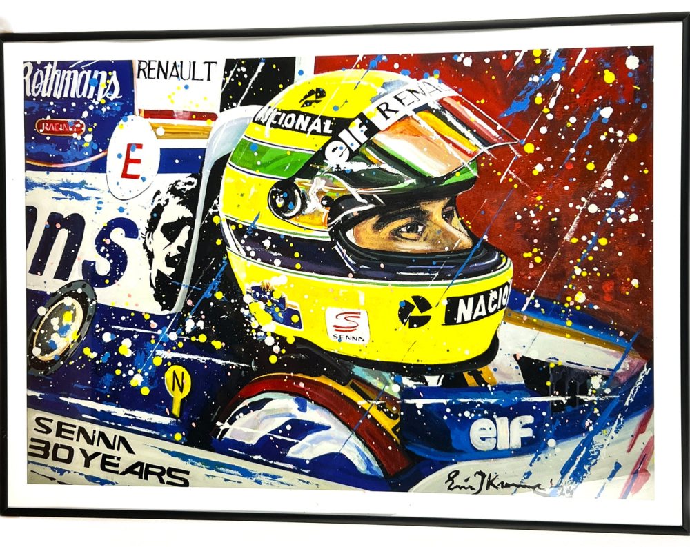 Eric Jan Kremer - Giclee - Ayton Senna 2