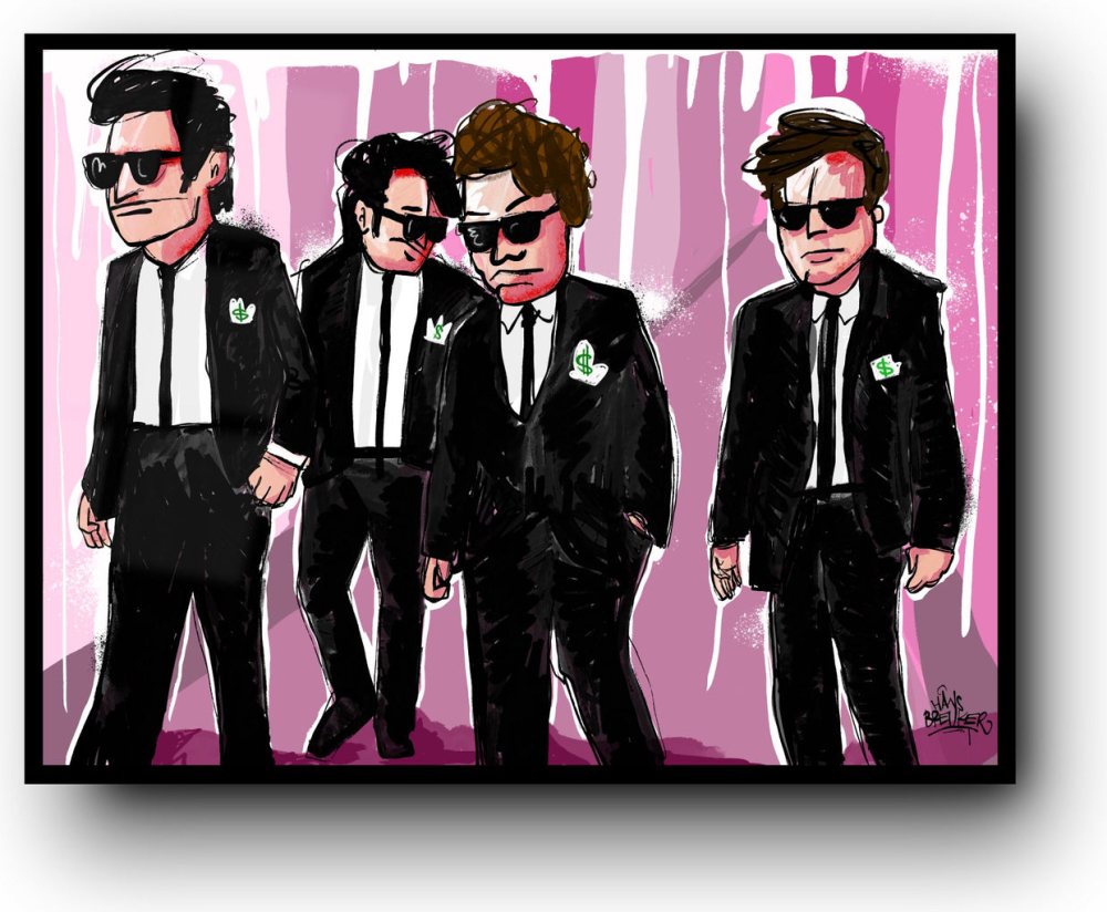 Mr. Pink, Reservoir Dogs Kunst