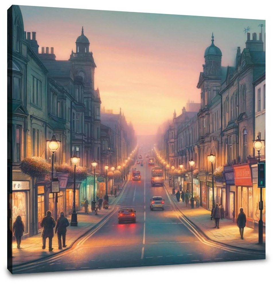 Dusk on Cold Bath Road Canvas