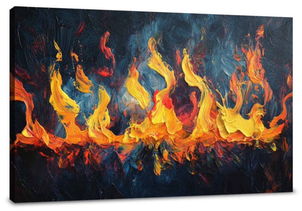 Dancing Flames Canvas
